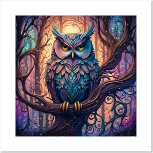 Mystical Owl Posters and Art